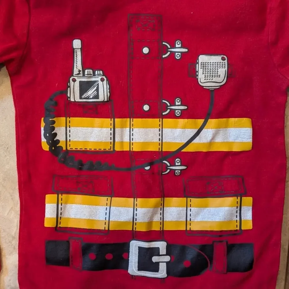Firefighter kids Pajamas PJs size 5t